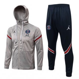 Chándal PSG x Jordan 2021/22 (Capucha Gris)