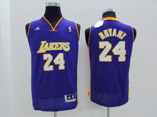 Kobe Bryant 24, L.A. Lakers [Morada] -NIÑOS