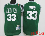 Larry Bird, Boston Celtics (Verde) -NIÑOS