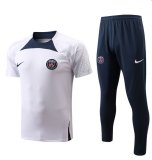 Camiseta Pre-partido + Pantalones PSG 2022/23 (Blanco)