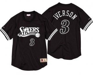 Allen Iverson, Philadelphia 76ers - Mitchell & Ness Black & Whit