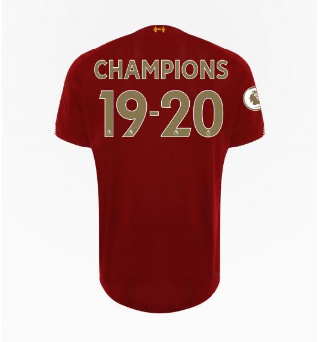 Liverpool 1a Equipación 2019/20 - Premier League Champions - Haga click en la imagen para cerrar